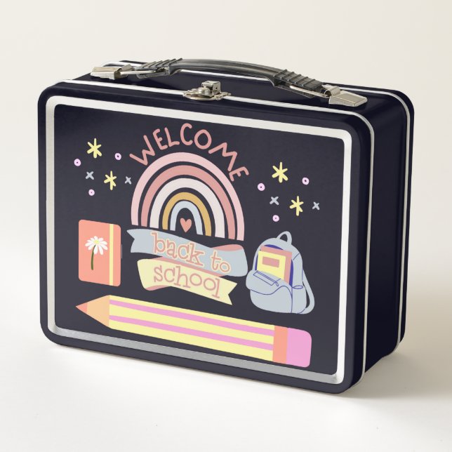 Lunch Box Bienvenue À L'École (Devant)