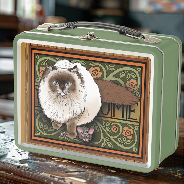 Lunch Box Bienvenue Souris Chat siamois (Créateur téléchargé)