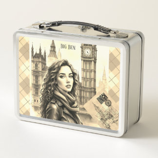 Lunch Box Big Ben Horloge, Voyageuse à Big Ben Londres
