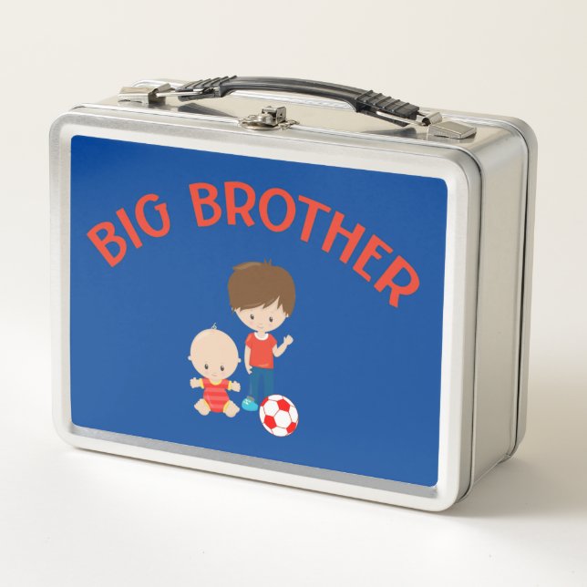 Lunch Box Big Brother avec Baby Brother Personnalisé (Devant)