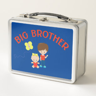 Lunch Box Big Brother avec Baby Sister Personnalisé