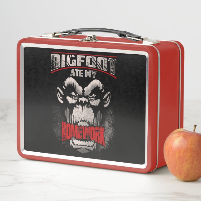 LUNCH BOX BIGFOOT A MANGÉ MON TRAVAIL (En situation)