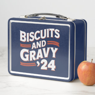 Lunch Box Biscuits Gravy Élection présidentielle 2024 Nourri
