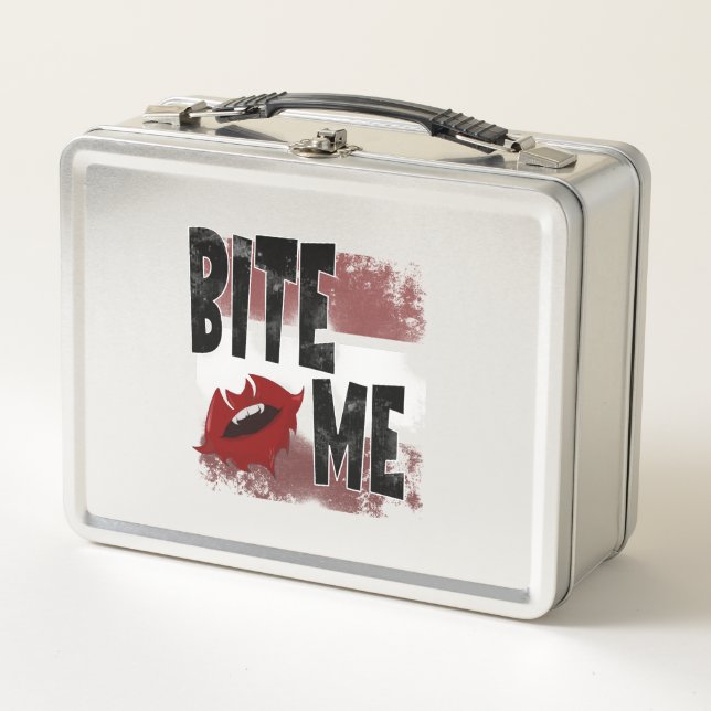 Lunch Box Bite me - Citation Cool - Halloween - Bat (Devant)