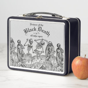 Lunch Box Black Death Dancing Skeletons gothique Macabre