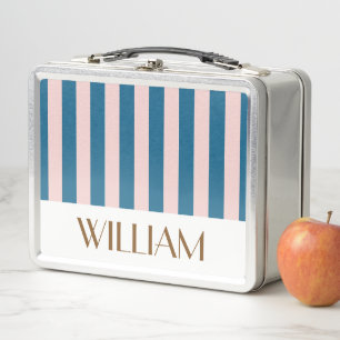 Lunch Box Bleu bleu marine coloré cadeaux Customisés modèle