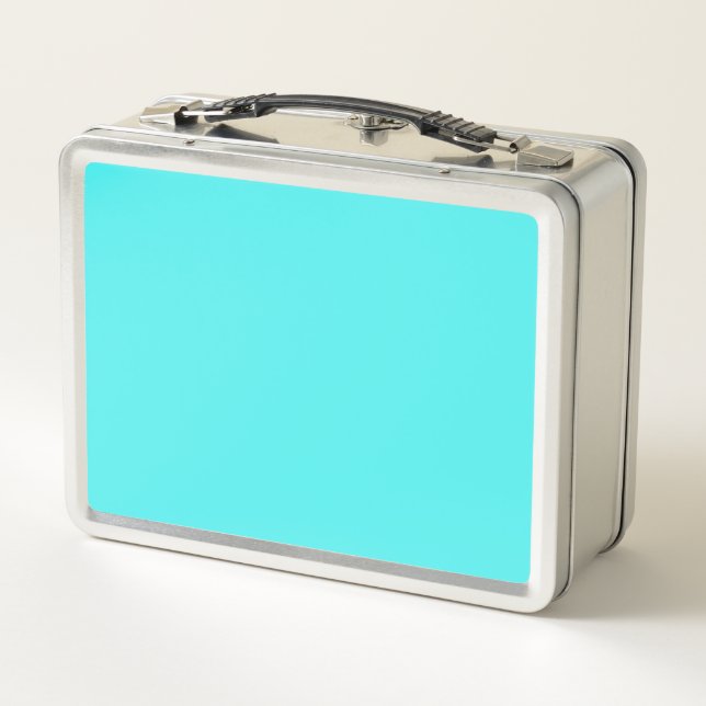 Lunch Box Bleu Fluorescent (Dos)