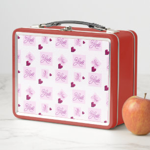 Lunch Box Bloquer le coeur d'amour motif