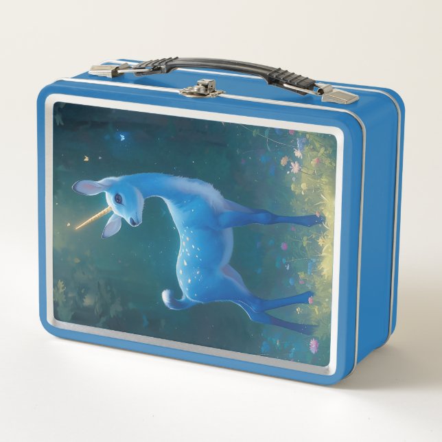 Lunch Box Blue Fawnicorn (Devant)