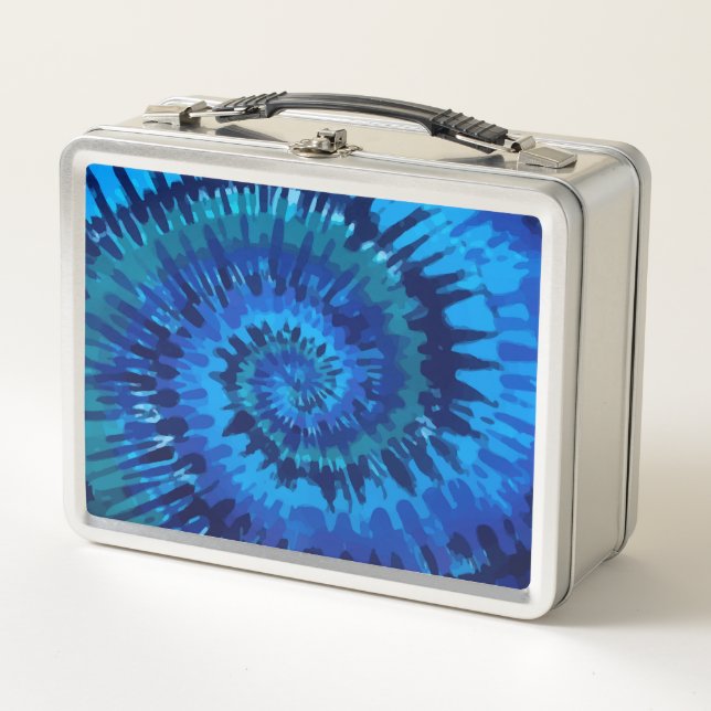 Lunch Box Blue Swirl (Devant)