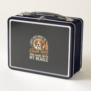 Lunch Box Boire Bière Beagle Chien Bière Artisanale Bouteill