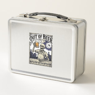 Lunch Box Boisson Halloween squelette Vintage Party