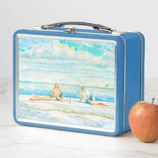 Lunch Box Boîte à déjeuner en métal Bliss d'été