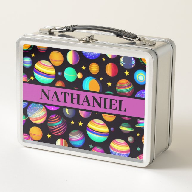 Lunch Box Boîte à lunch Orbites et Planètes (Devant)