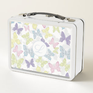 Lunch Box Boîte à lunch Pastel Butterflies