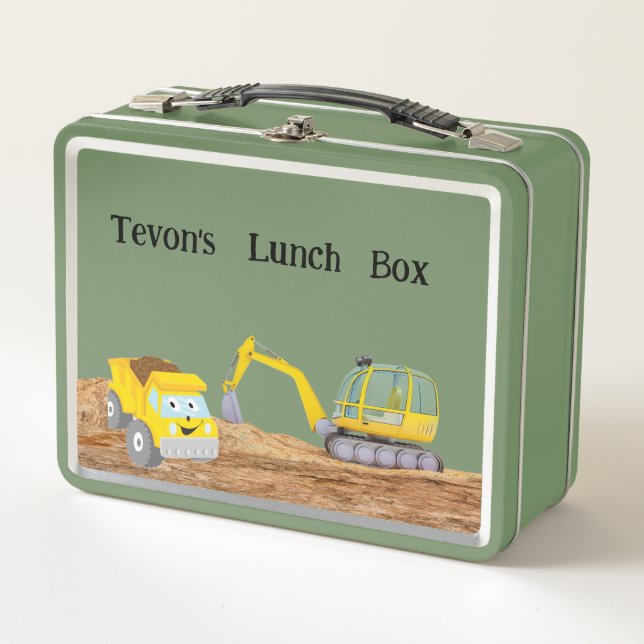 Lunch Box Boîte à lunch personnalisée pour véhicule de const (Devant)
