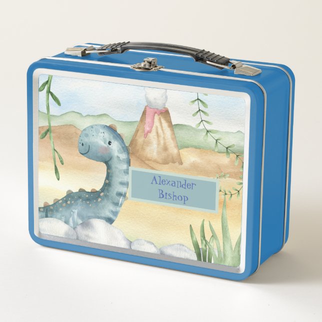 Lunch Box Boîte à lunch pour dinosaures personnalisées (Devant)