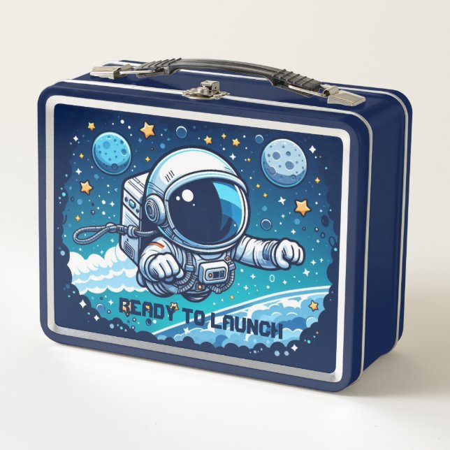 Lunch Box Boîte à lunch pour l'aventure des astronautes (Devant)