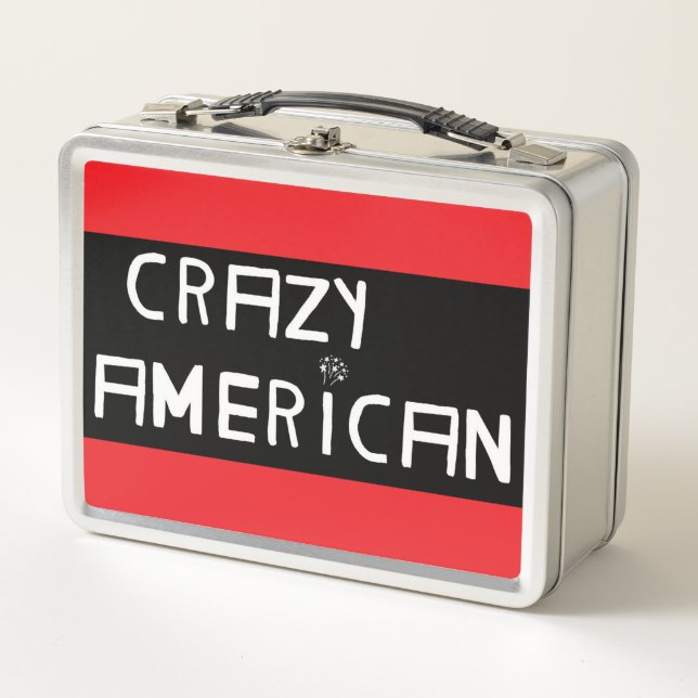 Lunch Box Boîte à lunch rouge et bleu (Devant)