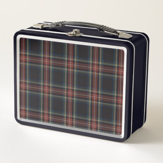 Lunch Box Boîte à lunch Tartan Metal (Devant)