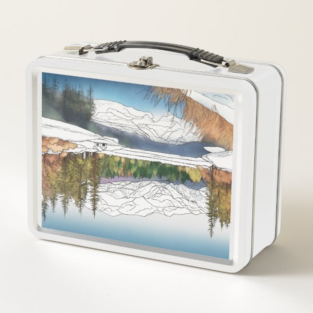 Lunch Box Boîte à repas artisanale personnalisée métal embal (Devant)