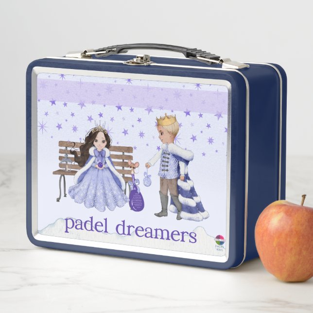 LUNCH BOX BOÎTE À REPAS PADEL – PRINCESSE & PRINCE PADEL ADO (En situation)