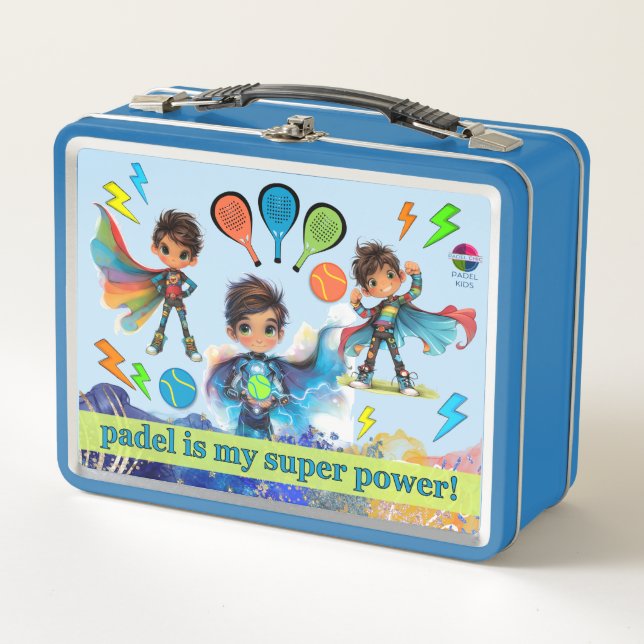 Lunch Box BOÎTE À REPAS PADEL - SUPERHÉROS PADEL GARÇONS en  (Devant)