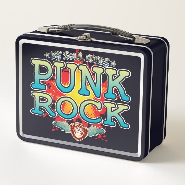 Lunch Box Boite de déjeuner Punk Rock Soul (Devant)