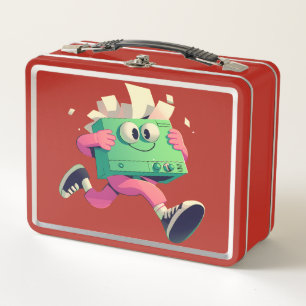 Lunch Box Boîte de fournitures scolaires drôle personnage de