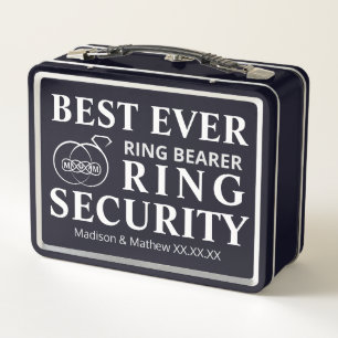 Lunch Box Boîte de sécurité du porteur de bague
