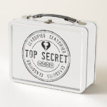 Lunch Box Boîte de sécurité du porteur de bague<br><div class="desc">Boîtier de sécurité mariage porte-anneau vous pouvez remplir avec tout ce dont votre porte-anneau a besoin pour vous sentir comme votre agent spécial.</div>