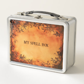 Lunch Box Boite en métal à épée d'automne