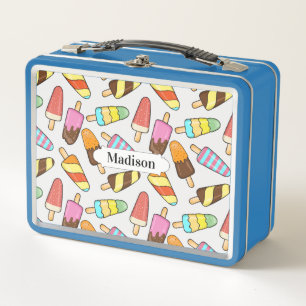 Lunch Box Boîtes à déjeuner personnalisées Motif de crème gl