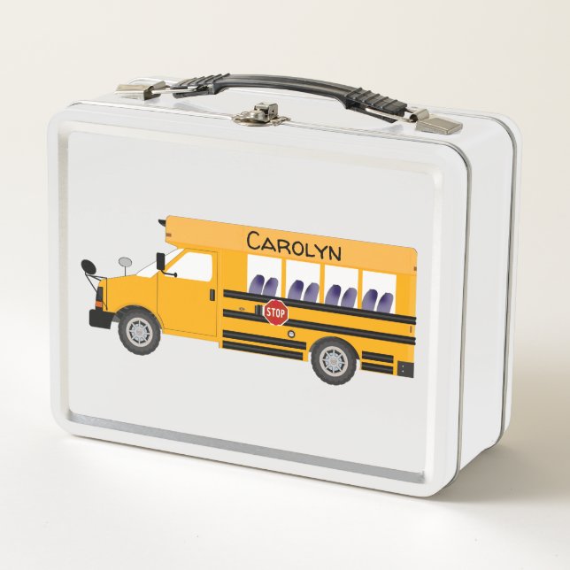 Lunch Box Boîtes à déjeuner pour les enfants dans les autobu (Devant)