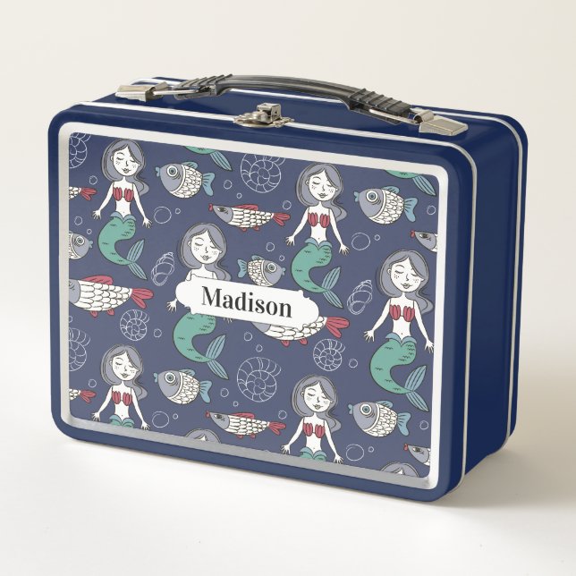 Lunch Box Boîtes à lunch pour le nom personnalisé du Motif M (Devant)