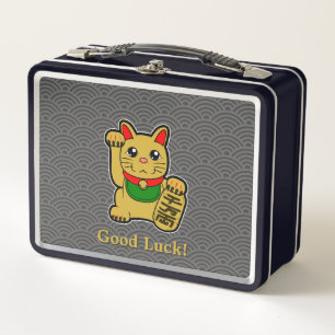 Lunch Box Bonne Chance ! Chat Golden Lucky