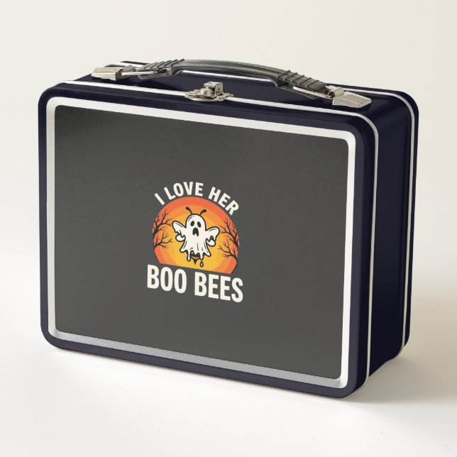 Lunch Box Boo Bees Halloween Ghost Bee Drôle Design_1 (Devant)