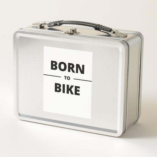 LUNCH BOX BORN TO BIKE (Devant)