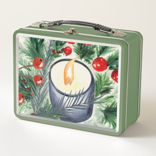 Lunch Box Bougie de Noël (Devant)