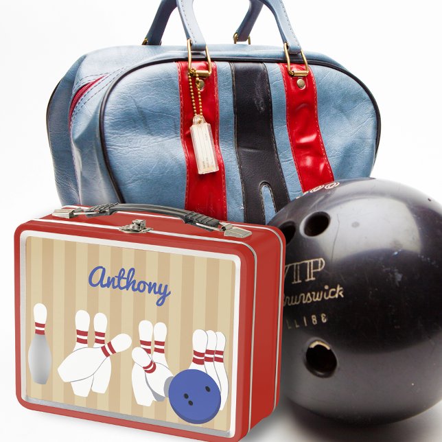 Lunch Box Bowling Ball et Pins Personnalisé (Créateur téléchargé)