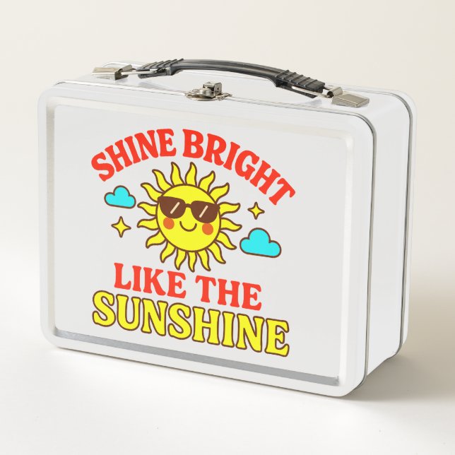 Lunch Box Brillez à l'Infini – Citation Radiante (Devant)