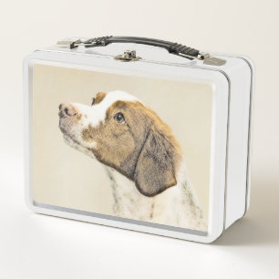 Lunch Box Brittany Peinture - Cute Original Chien Art