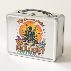 Lunch Box Broom Broke Biologiste Halloween Château Hanté Cit