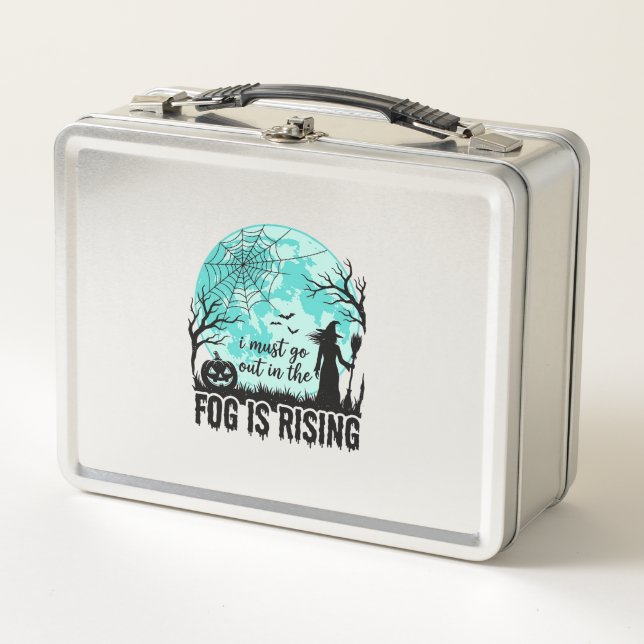Lunch Box Brouillard d'Halloween est une sorcière de citroui (Devant)