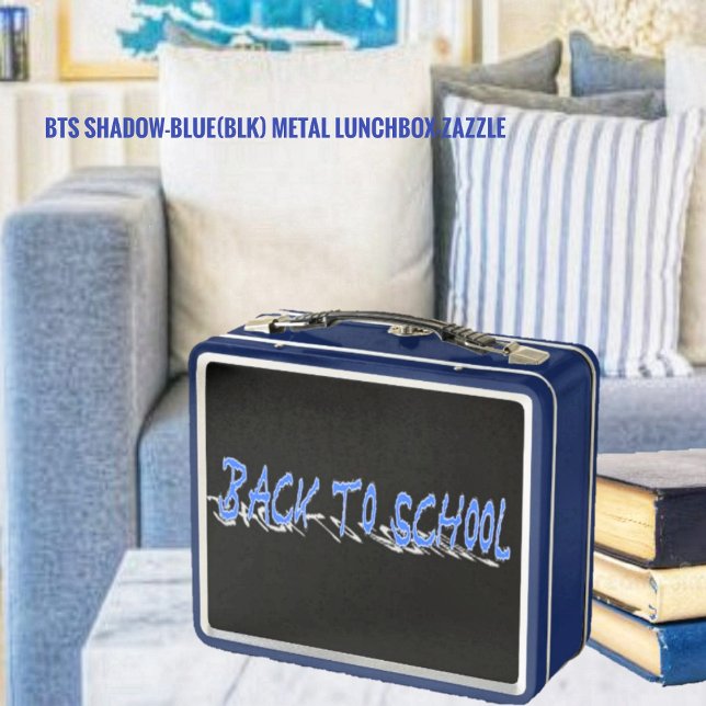 Lunch Box BTS Ombre-Bleu (Arrière - plan noir) (Créateur téléchargé)