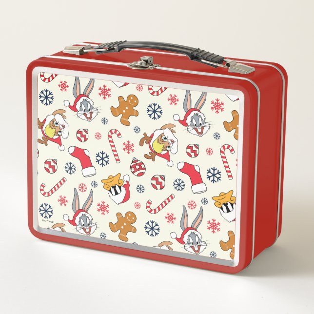 Lunch Box BUGS BUNNY™, DAFFY DUCK™ & Lola Motif de Noël (Devant)
