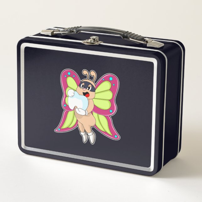 Lunch Box Butterfly Dentist Teeth (Devant)