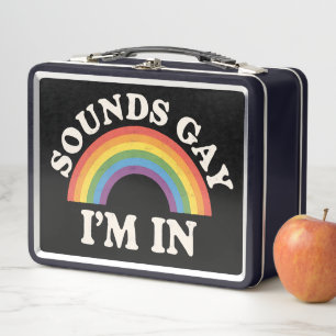Lunch Box Ça a l'air gay, je suis dedans, drôle de fierté LG