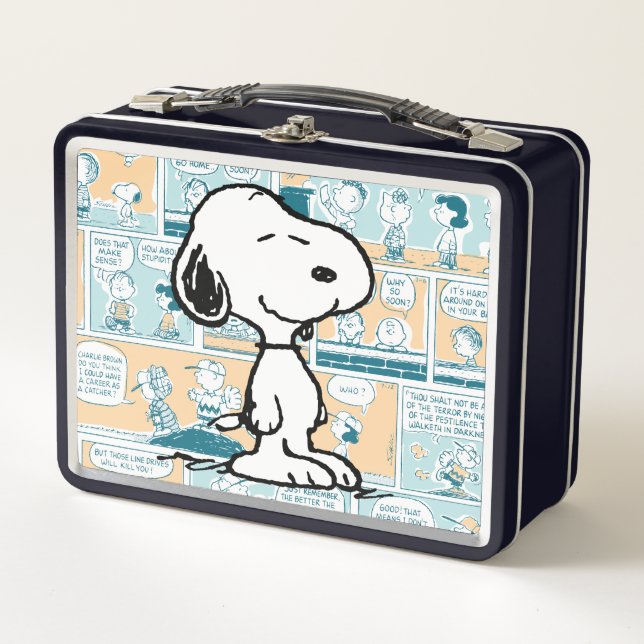 Lunch Box cacahuètes | Snoopy Comic Motif (Devant)