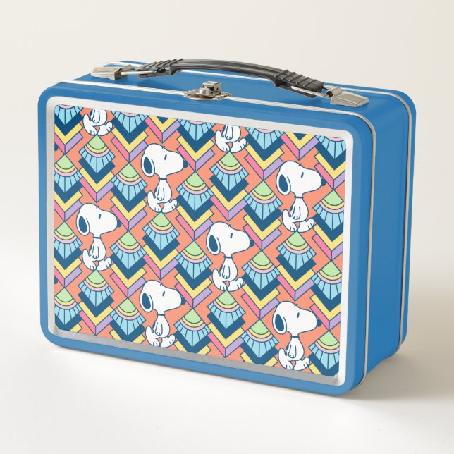 Lunch Box cacahuètes | Snoopy Deco Dreams Motif (Devant)